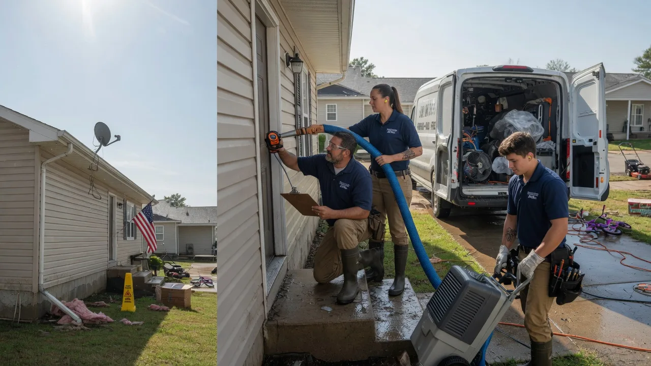 Ceiling Water Damage Restoration in Rockville, VA near me